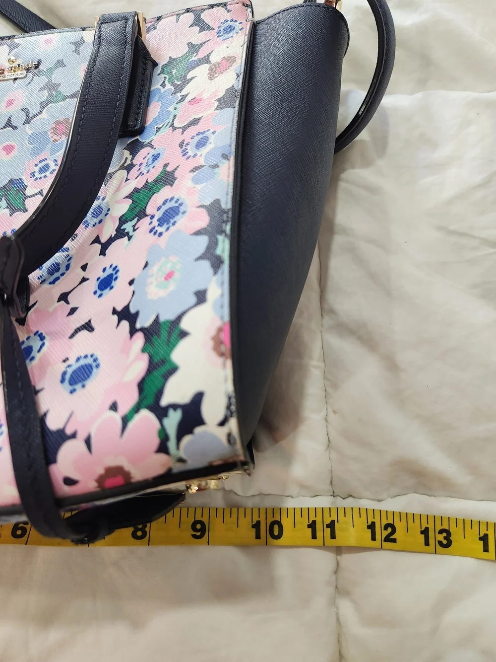 Kate Spade Cameron Street Small Hayden Satchel in a floral pattern